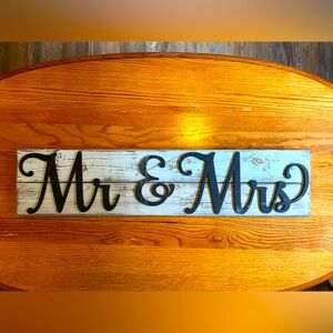 Mr. And Mrs. Sign
